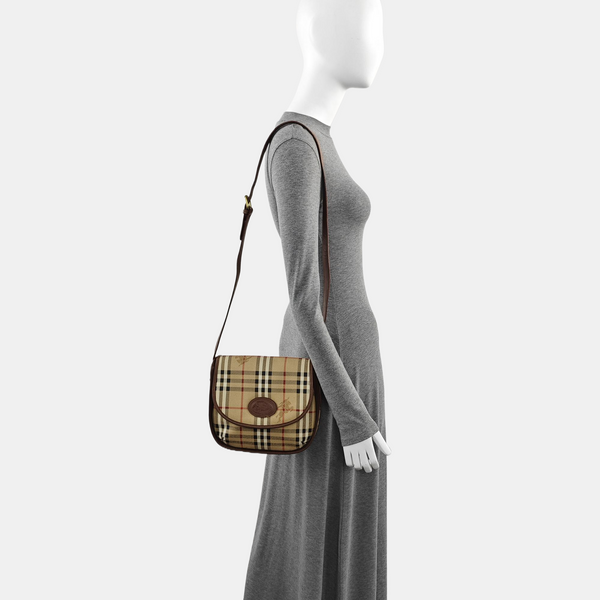 Coated Canvas Shoulder Bag Multicolor