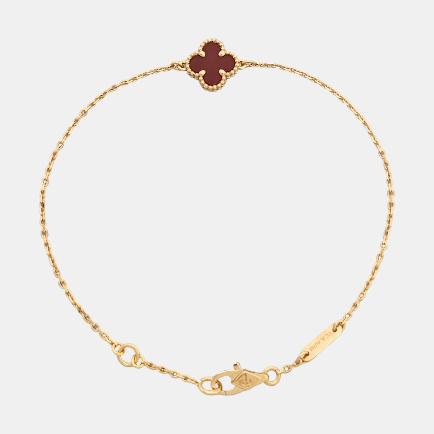 Sweet Alhambra 18k Rose Gold Bracelet