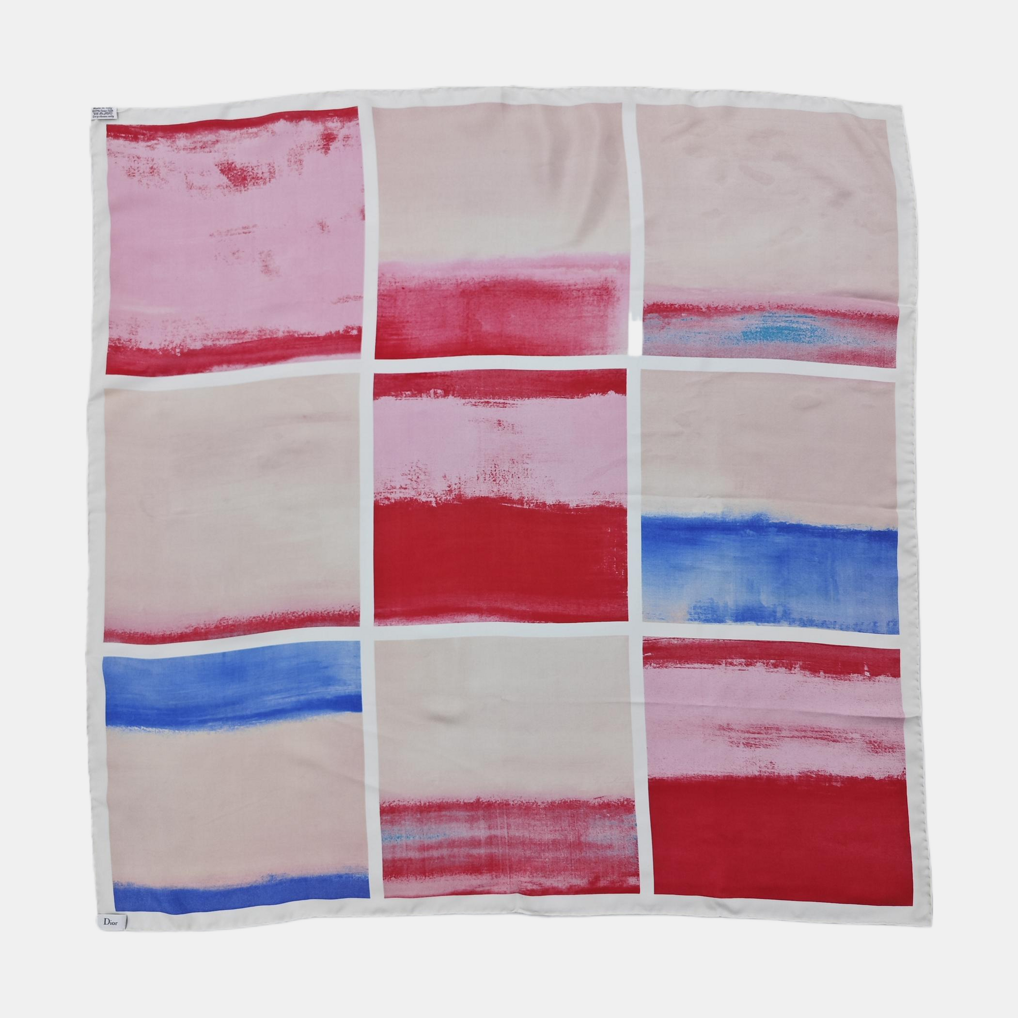 Mulberry Silk Silk Scarf Multicolor