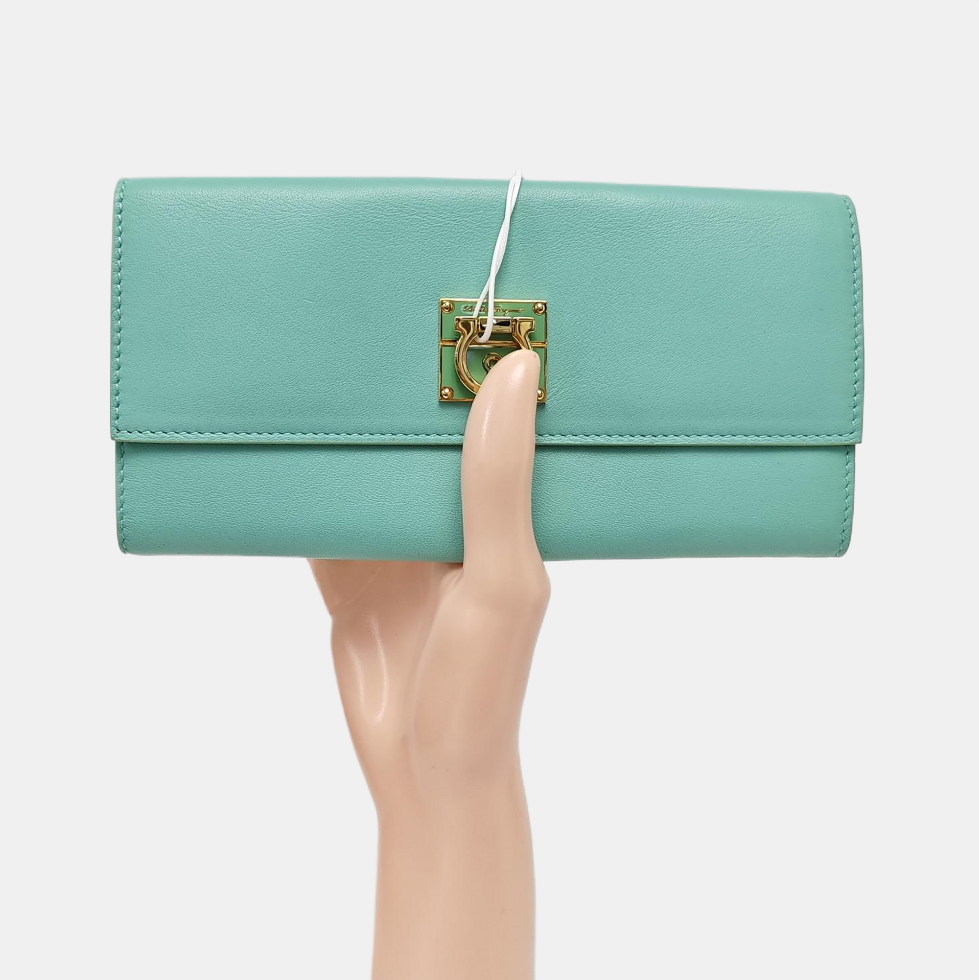 Calfskin Wallet Blue