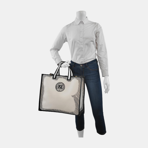 Shopper Fabric White