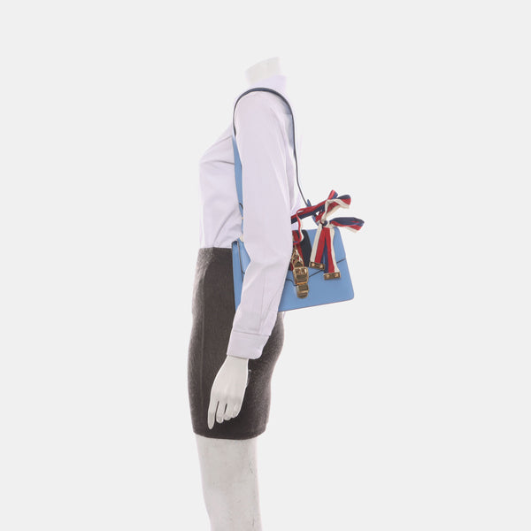 Sylvie Small Calfskin Blue