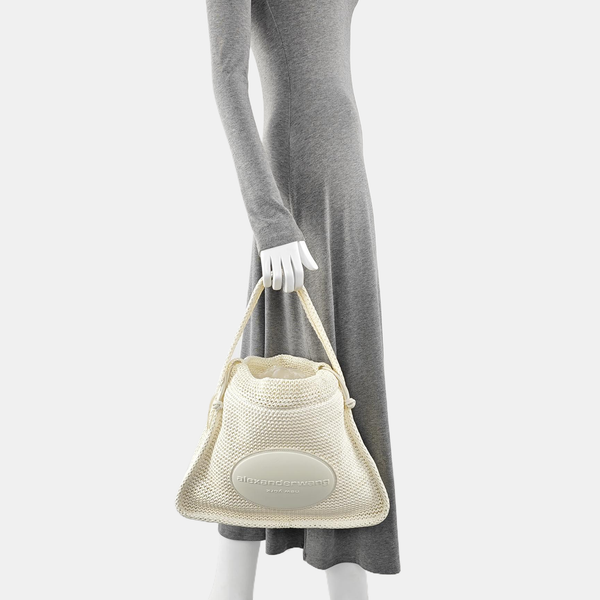 Special Material Shoulder Bag White