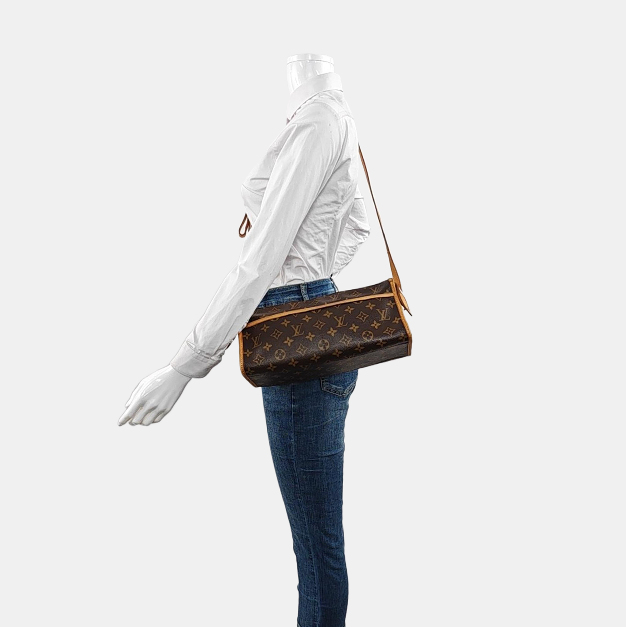 POPINCOURT Monogram Coated Canvas Brown