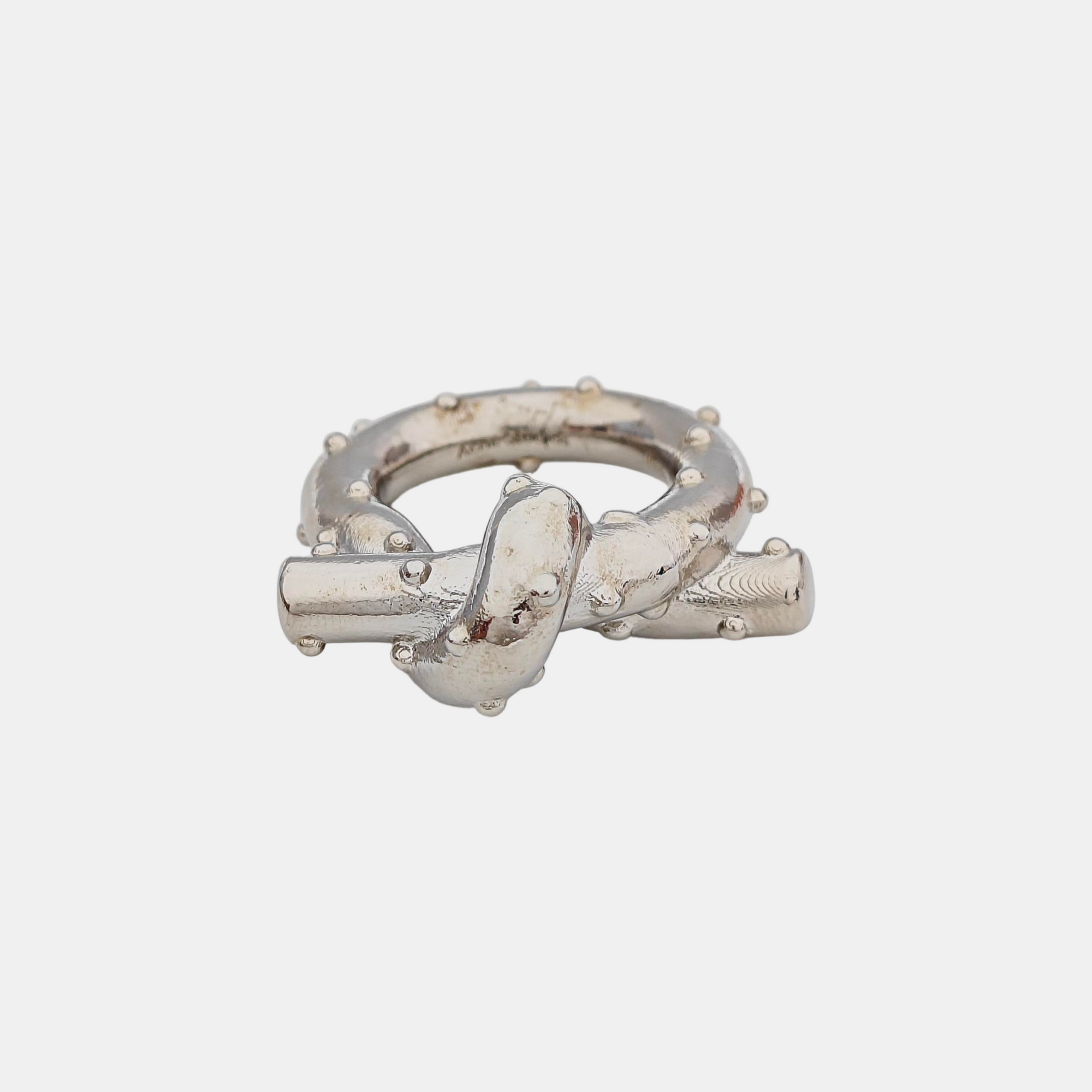 Metal Silver Ring EU 60