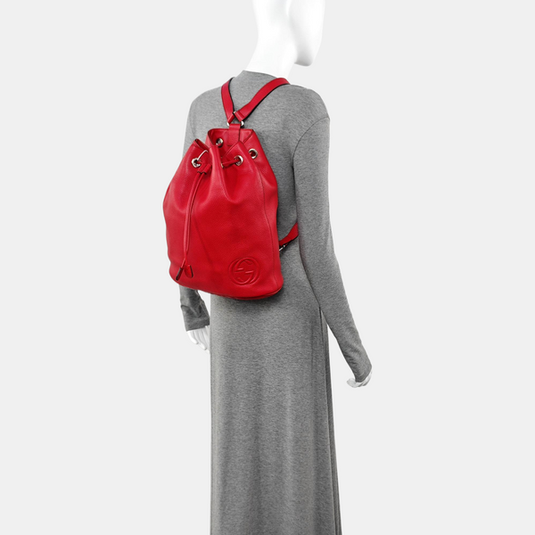 Soho Medium Calfskin Red
