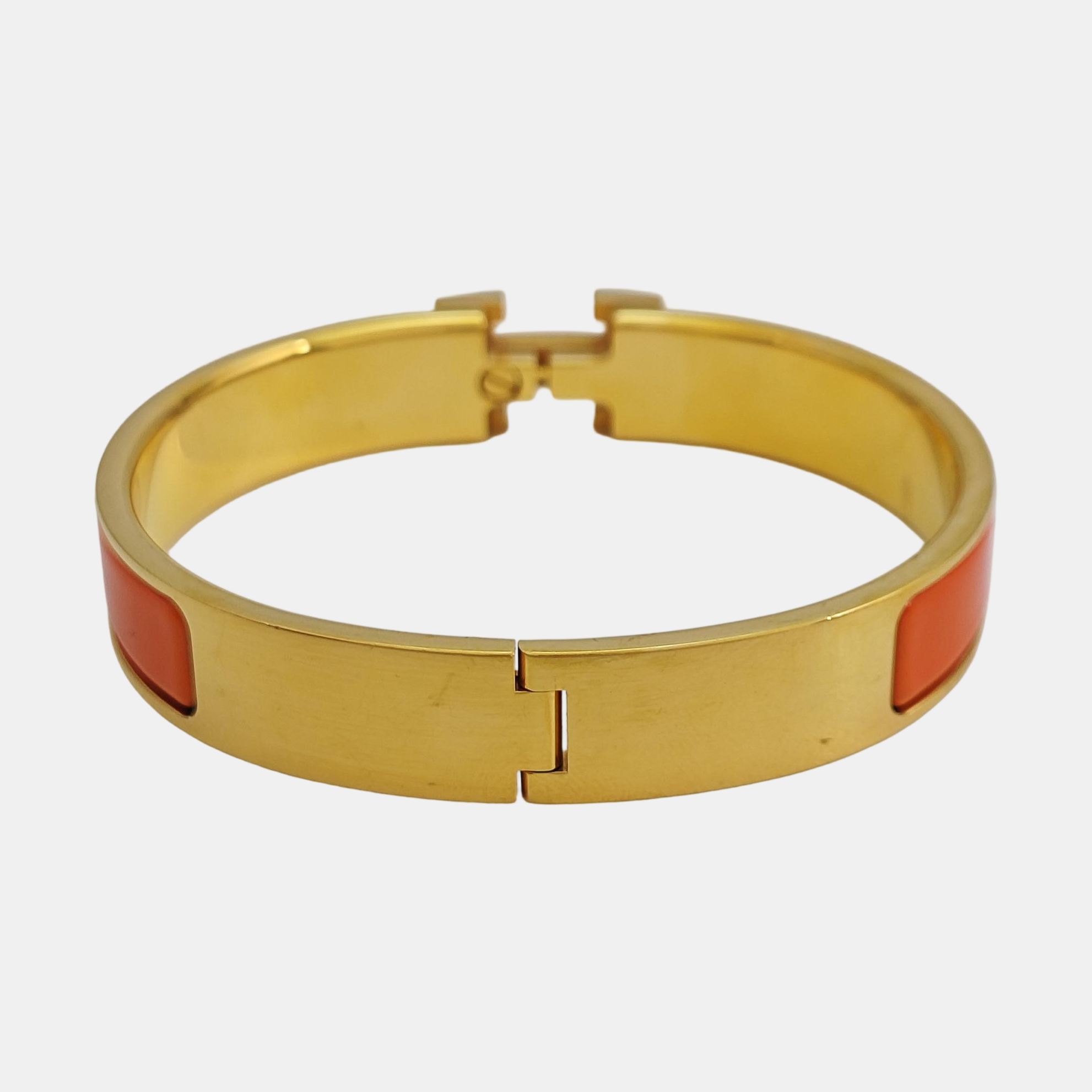 Clic H Metal Gold Bangle