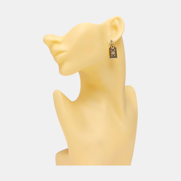 Metal Gold Earrings