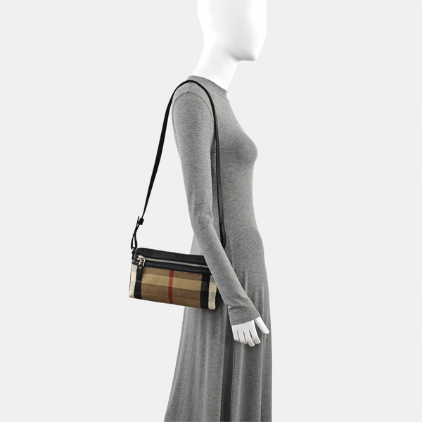 Canvas Shoulder Bag Brown