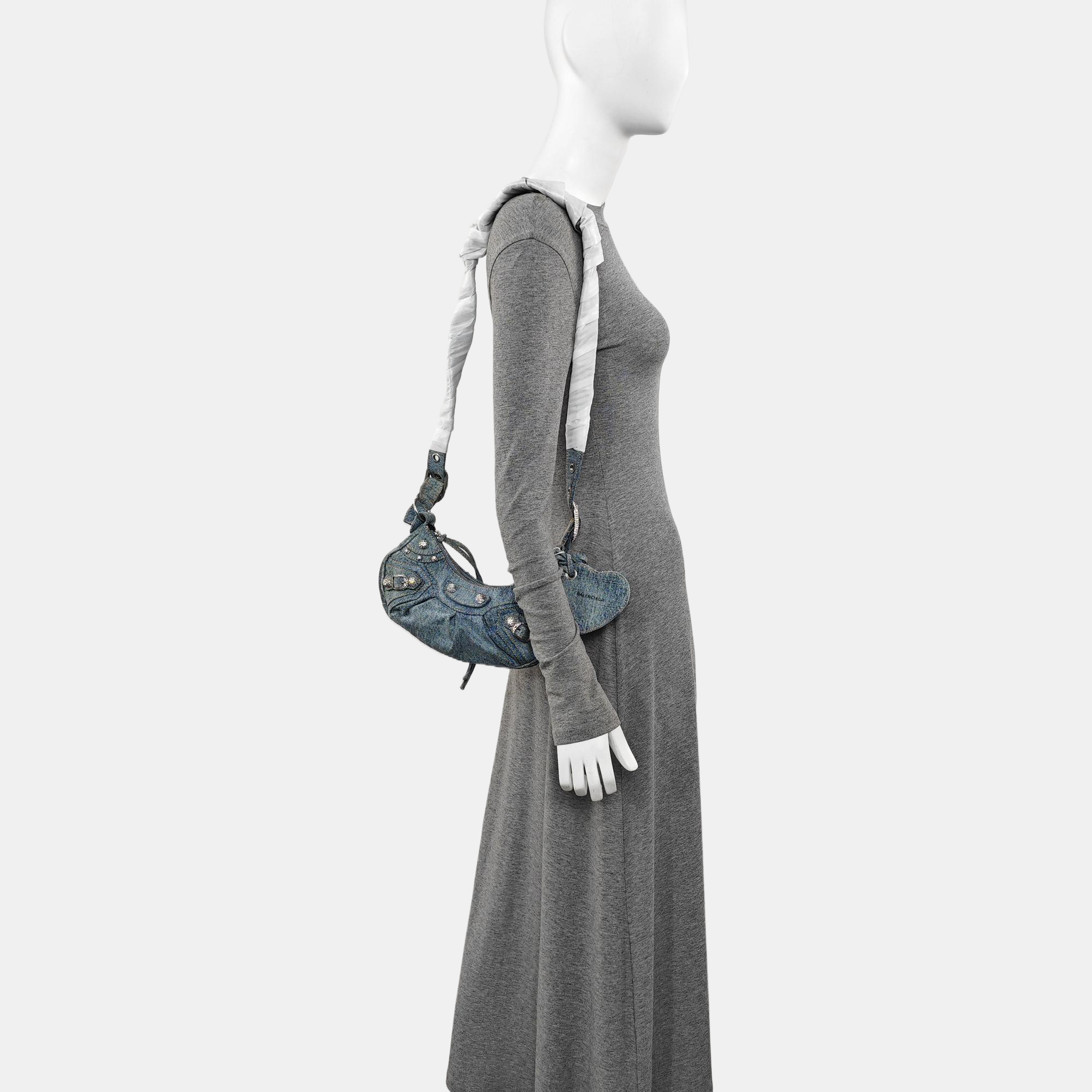 Le Cagole Small Denim Blue