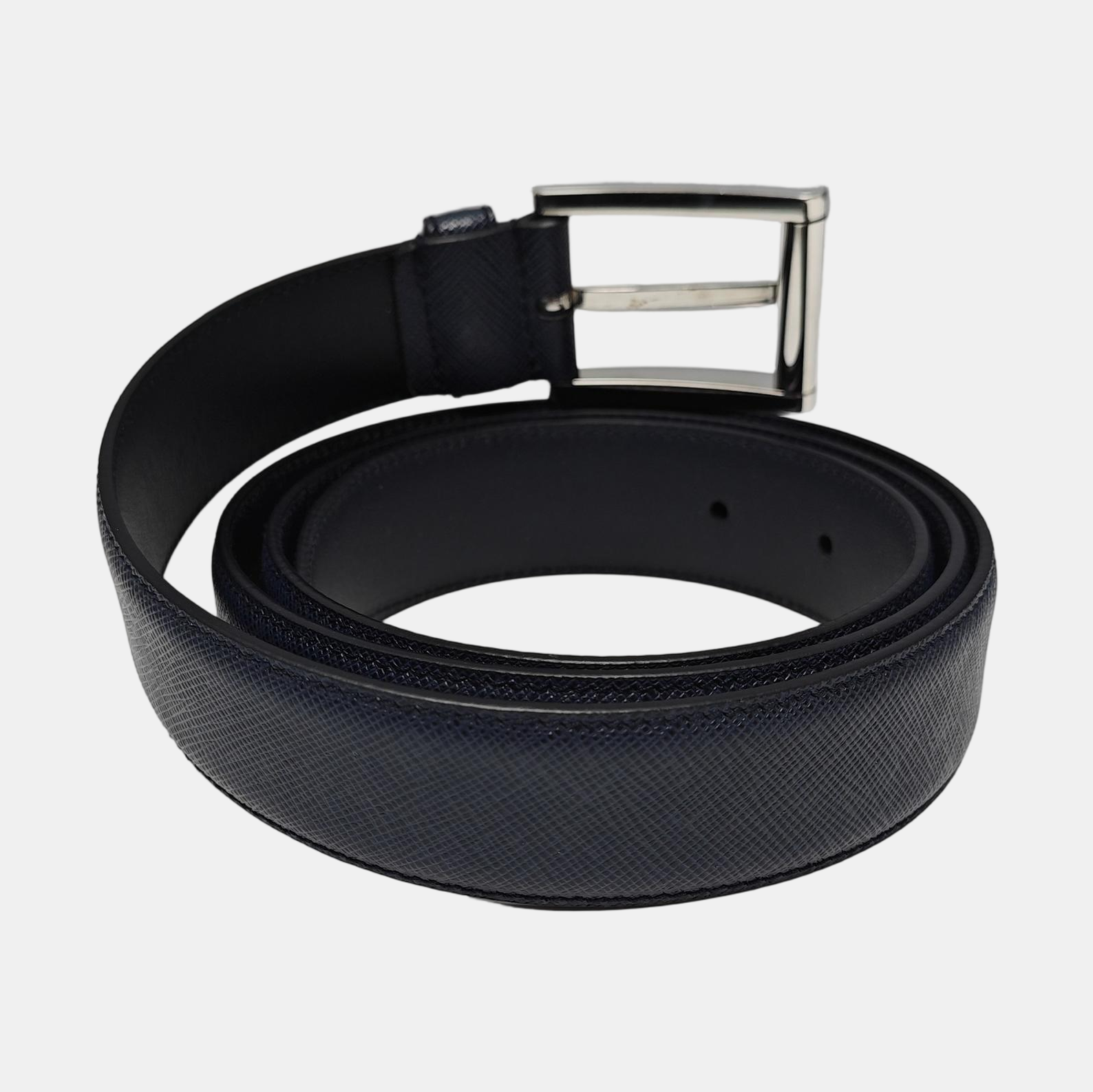 Leather Belt Blue