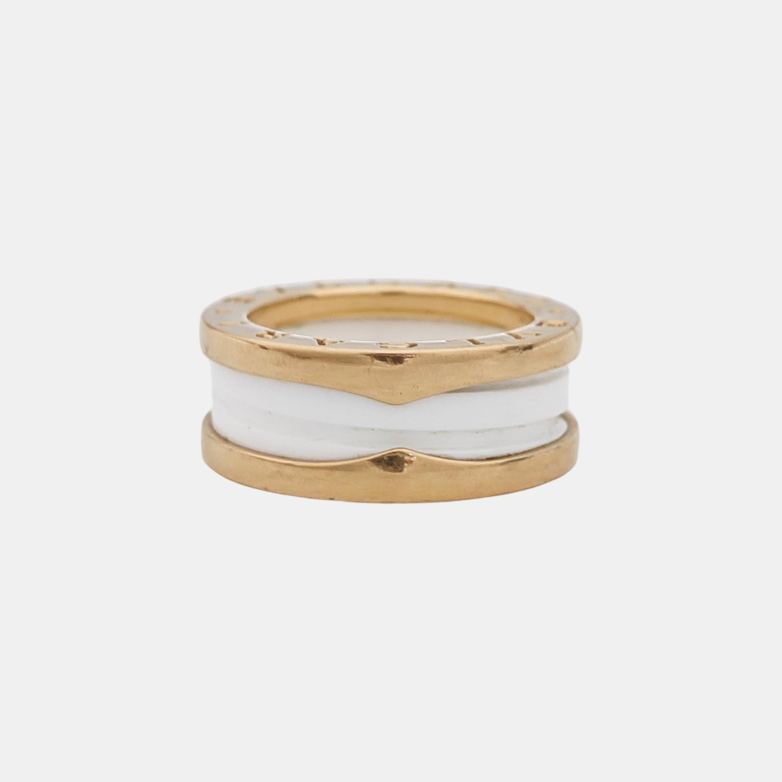 B.ZERO1 18k Rose Gold Ring EU 49