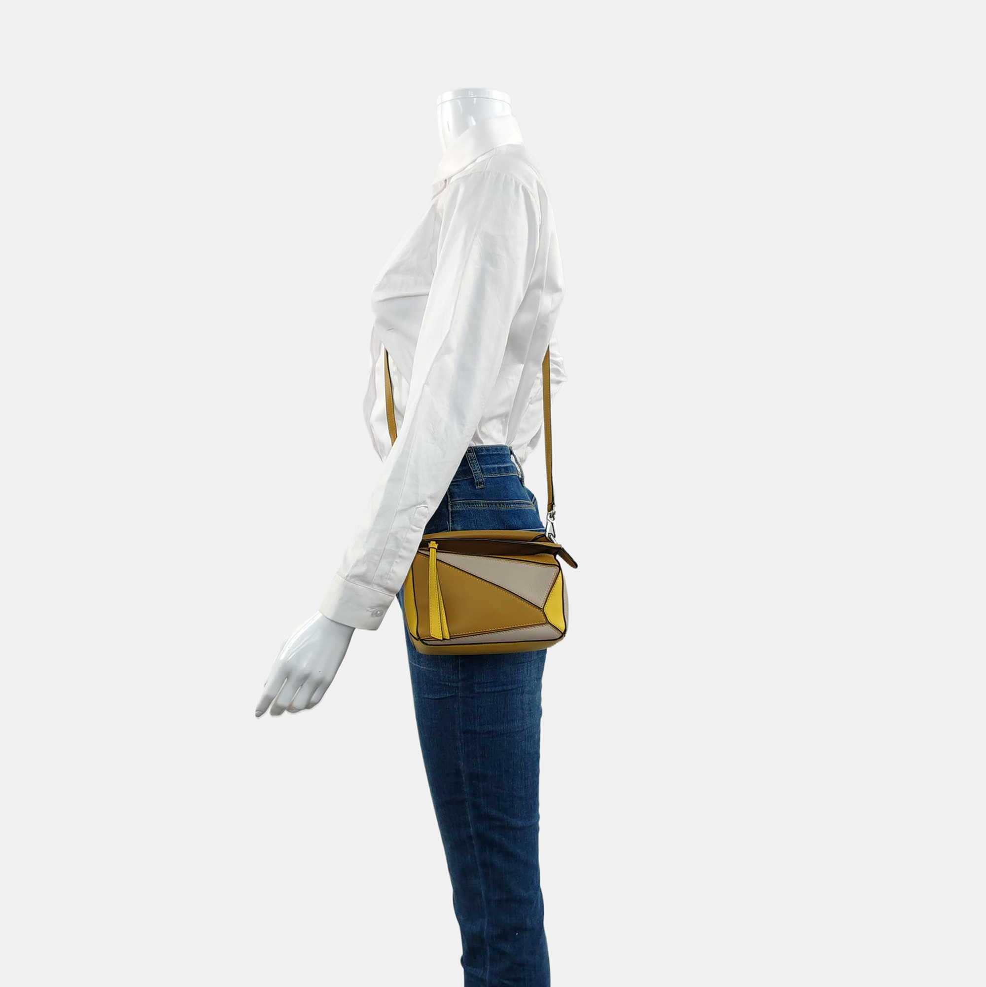 Authenticated pre-owned  Puzzle Mini Calfskin Multicolor - Shoulder Bag at Looply