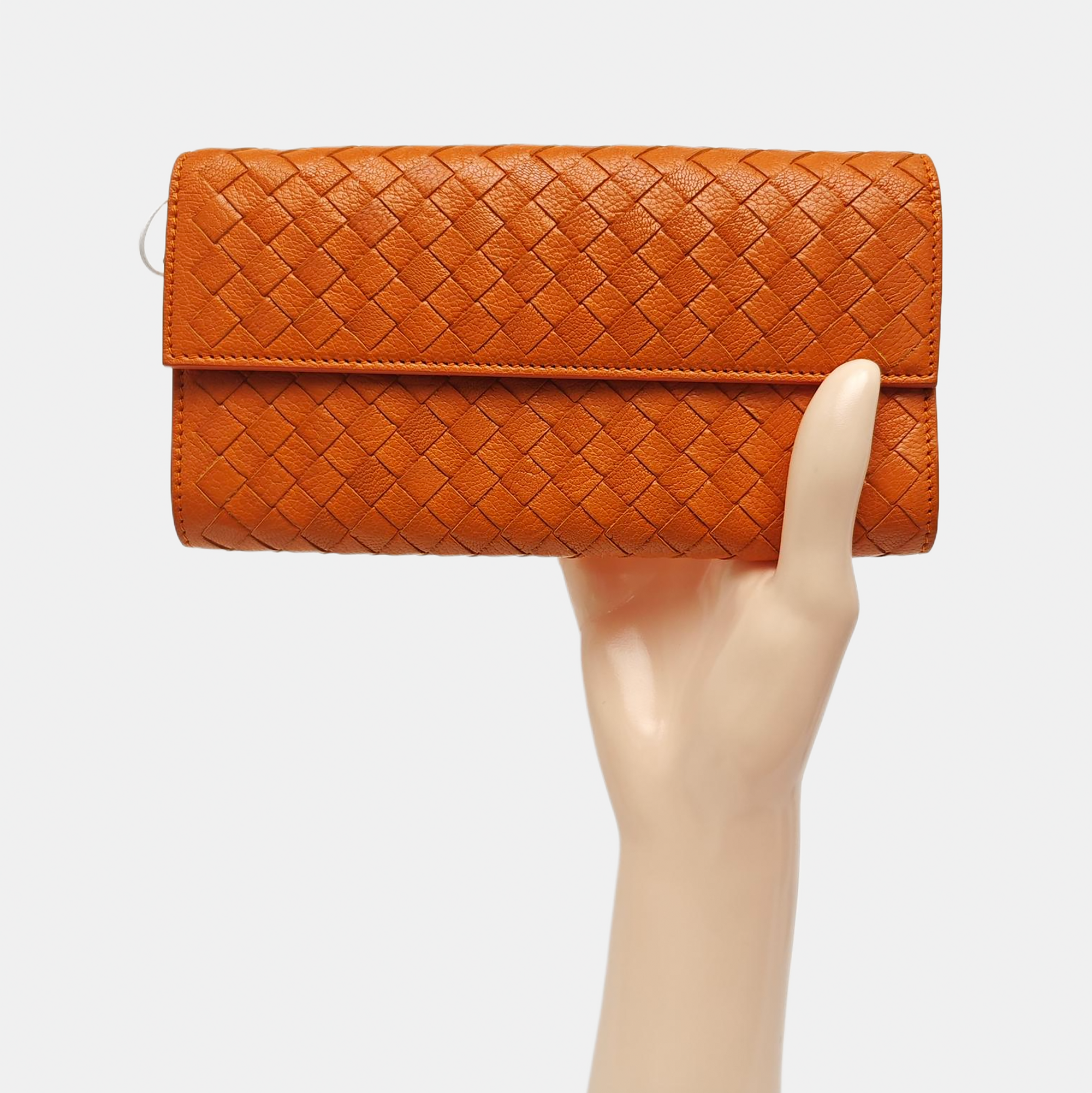Lambskin Wallet Orange