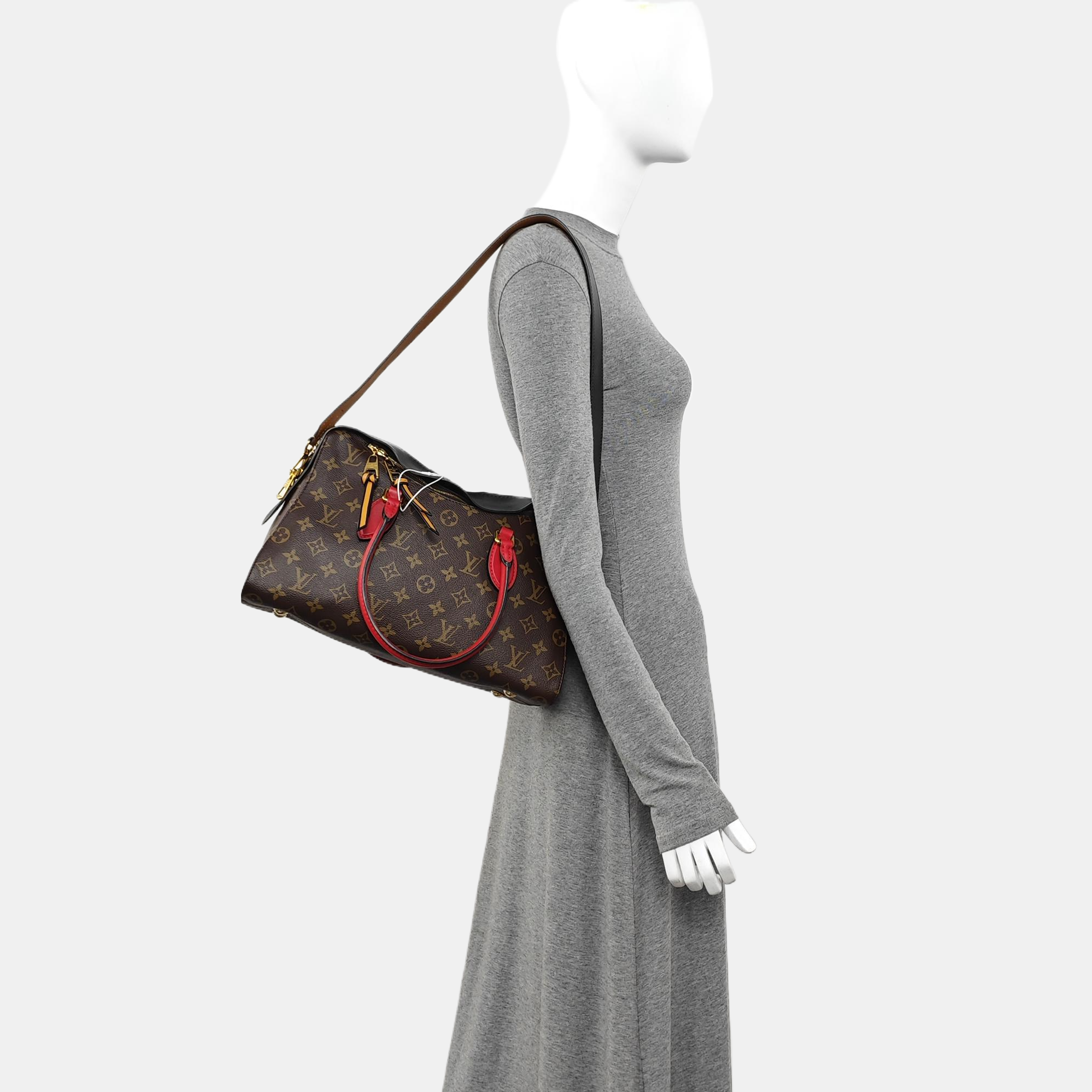TUILERIES Monogram Coated Canvas Brown