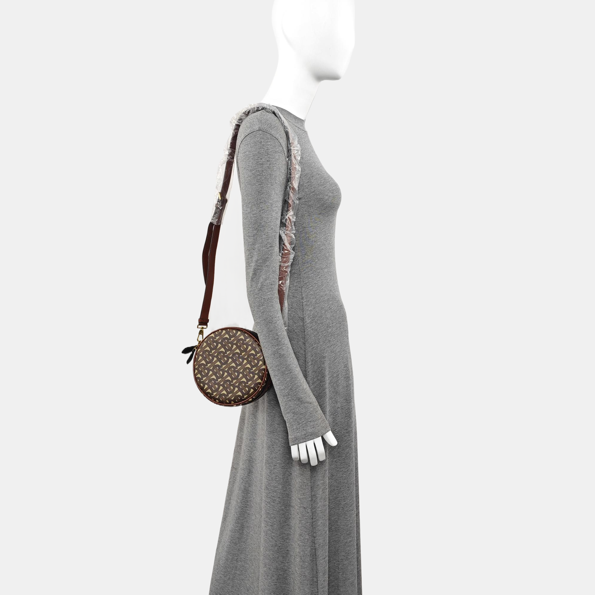 Coated Canvas Shoulder Bag Multicolor