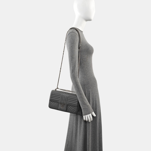 Diagramme Quilted Calfskin Gray