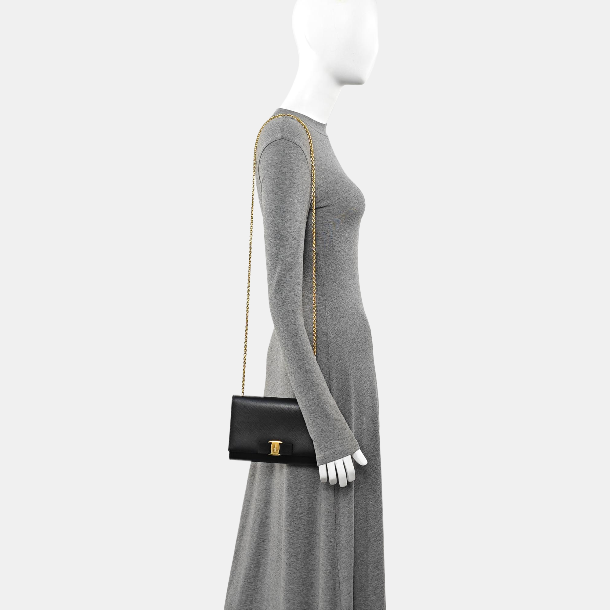 Ginny Calfskin Black