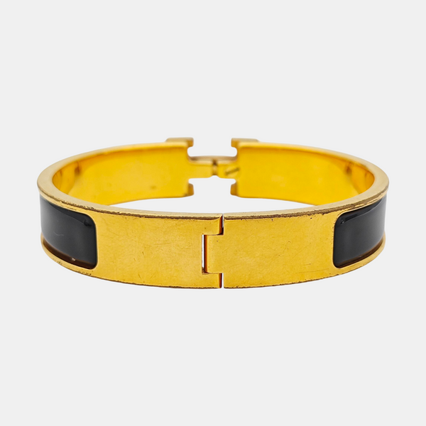 Clic H Metal Gold Bangle