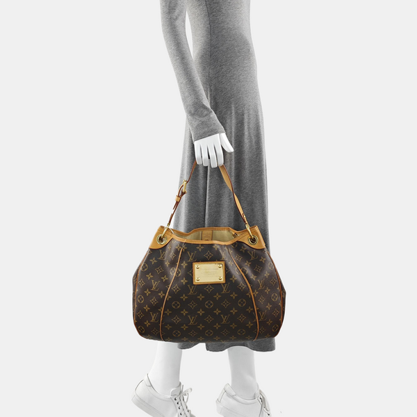 GALLIERA Monogram Coated Canvas Brown