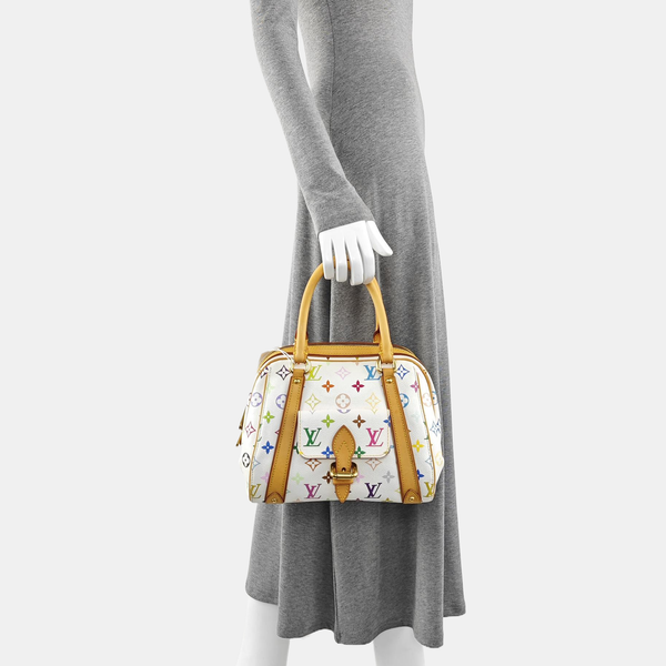 LV × TM PRISCILLA Monogram Coated Canvas White
