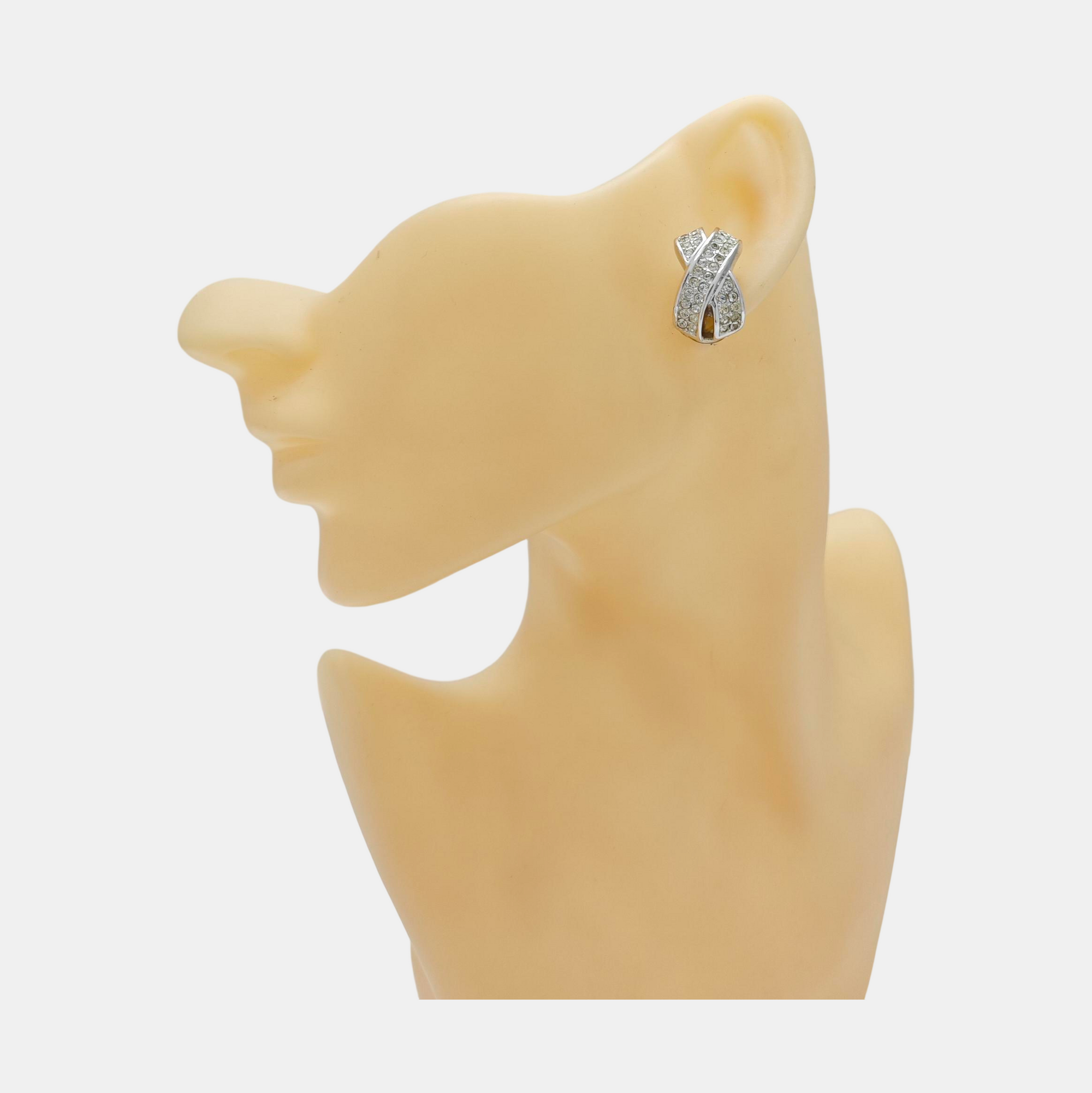 Metal Silver Clip On Earrings