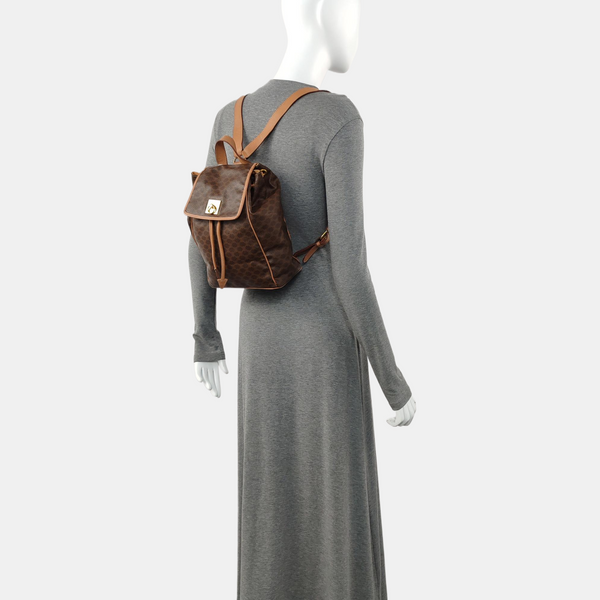 MACADAM CANVAS BACKPACK Coated Canvas Brown