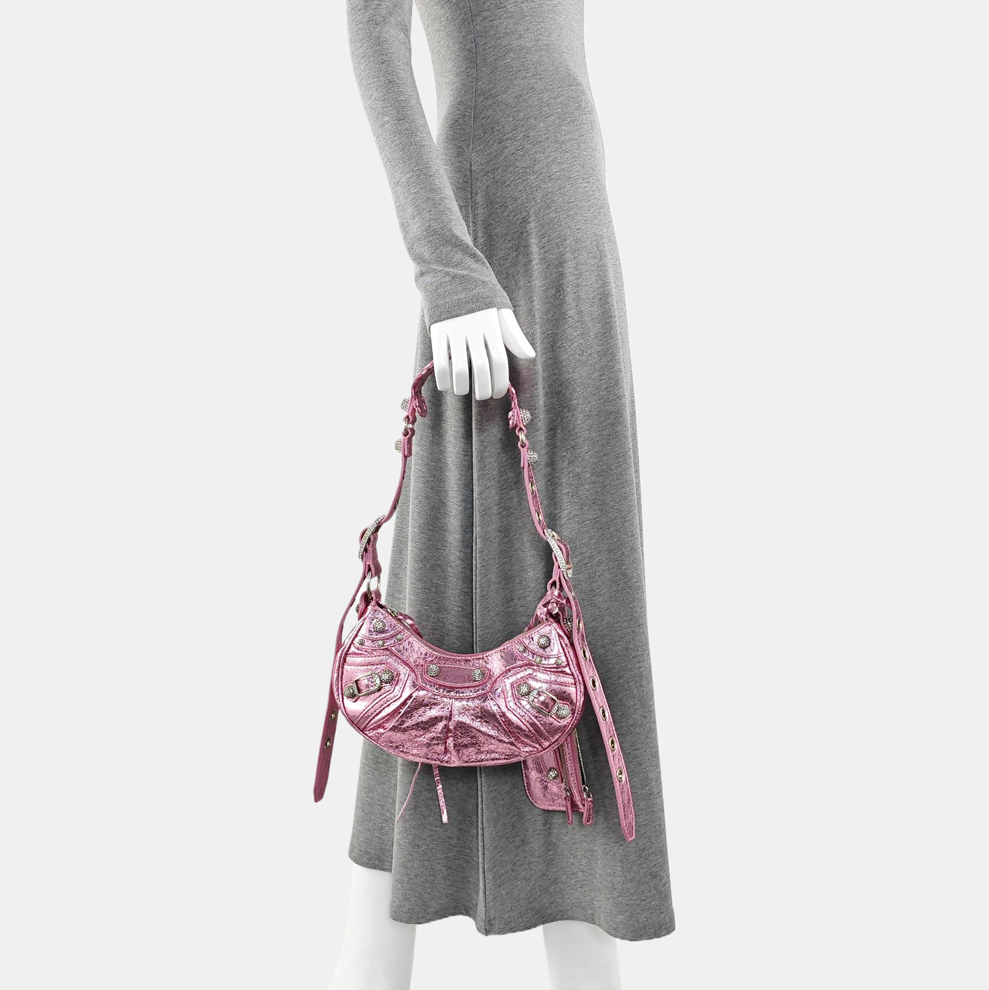 Le Cagole Mini Lambskin Pink