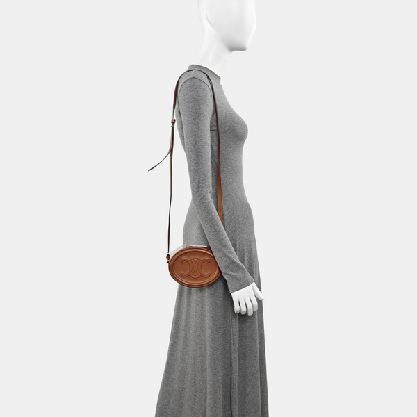 TRIOMPHE Small Calfskin Brown