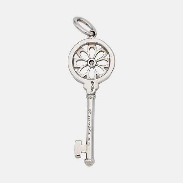 Tiffany Keys 18k Gold Silver Pendant