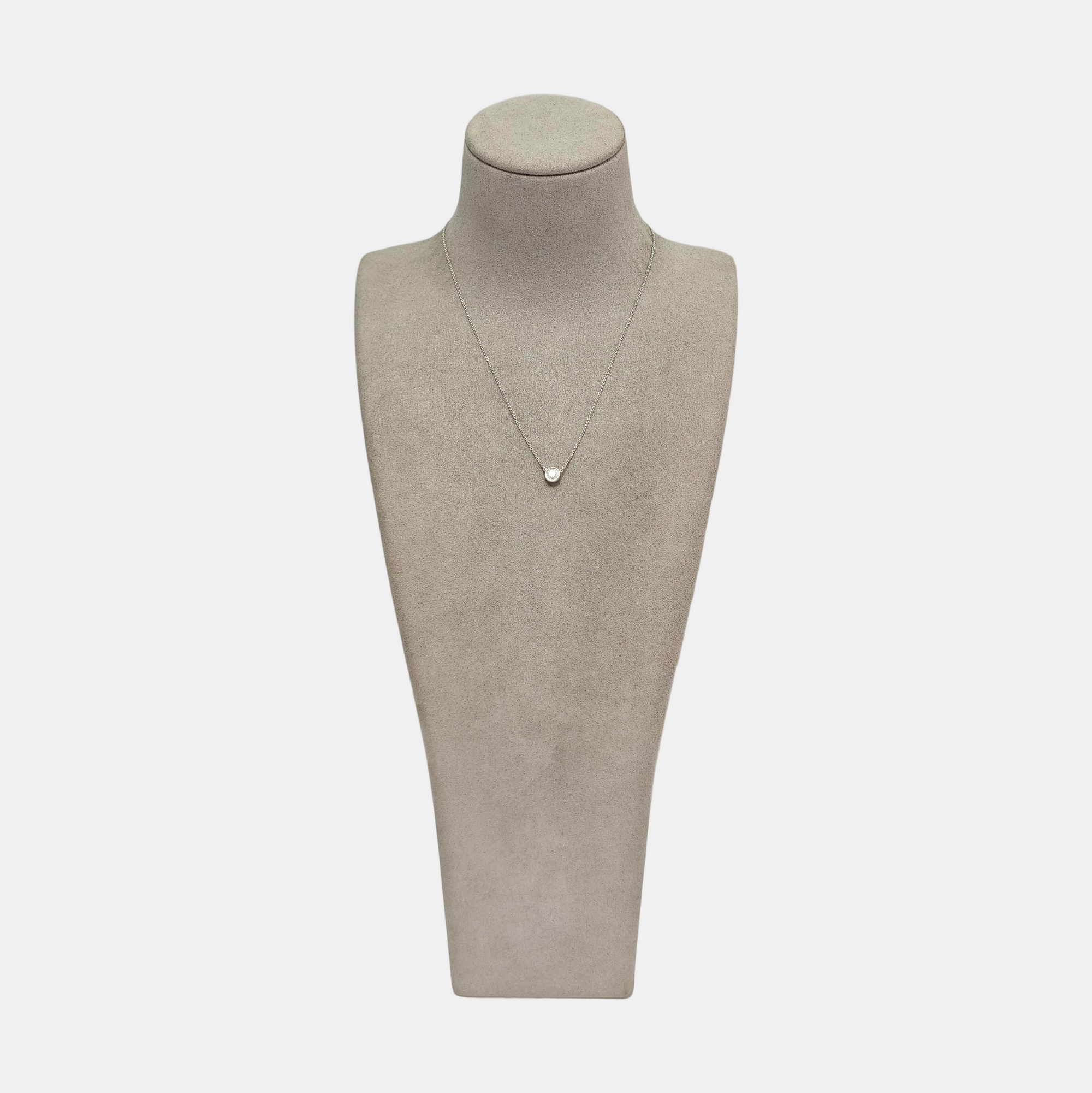 Elsa Peretti Platinum 950 Silver Necklace
