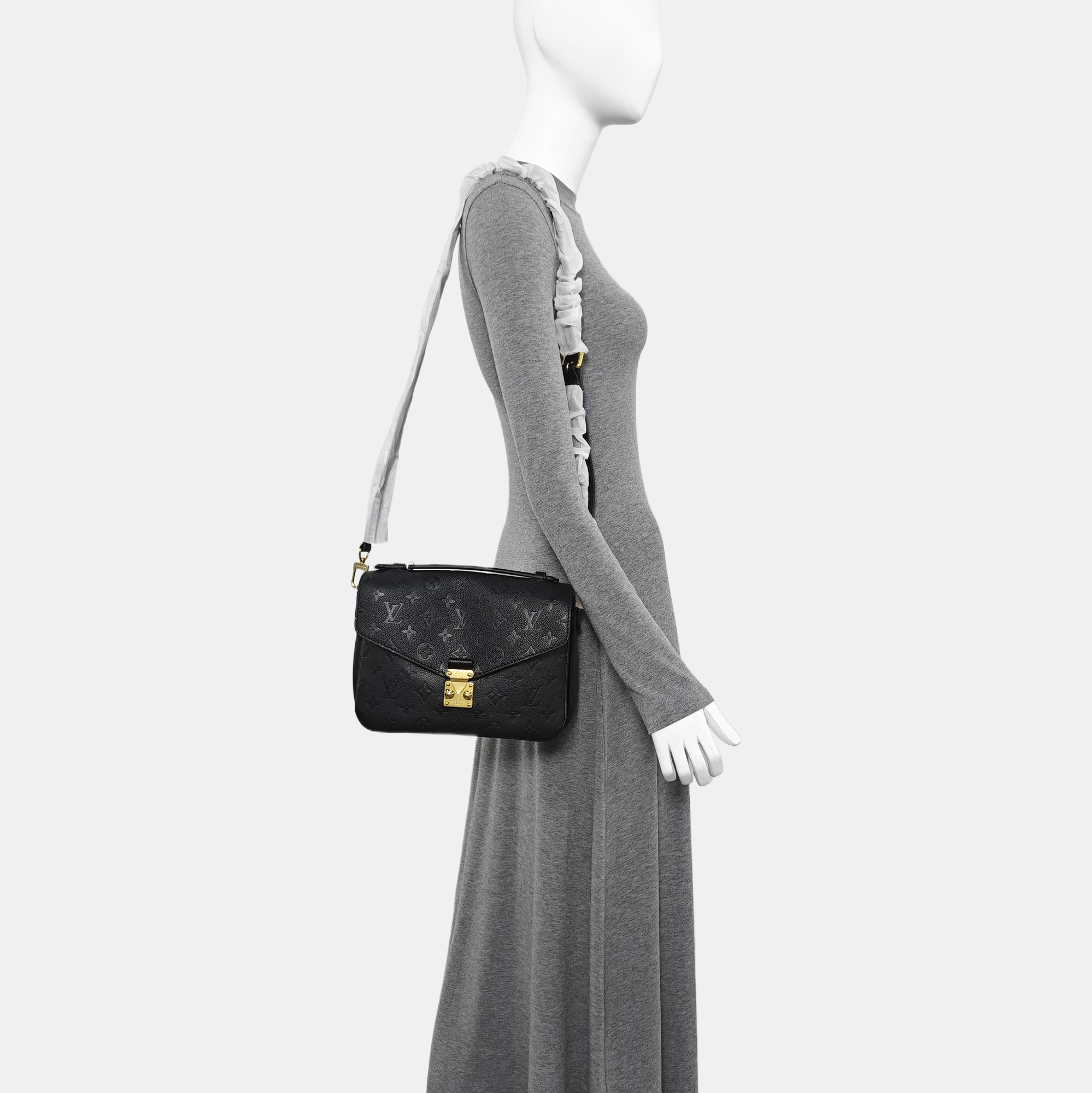 MÉTIS MM Monogram Calfskin Black