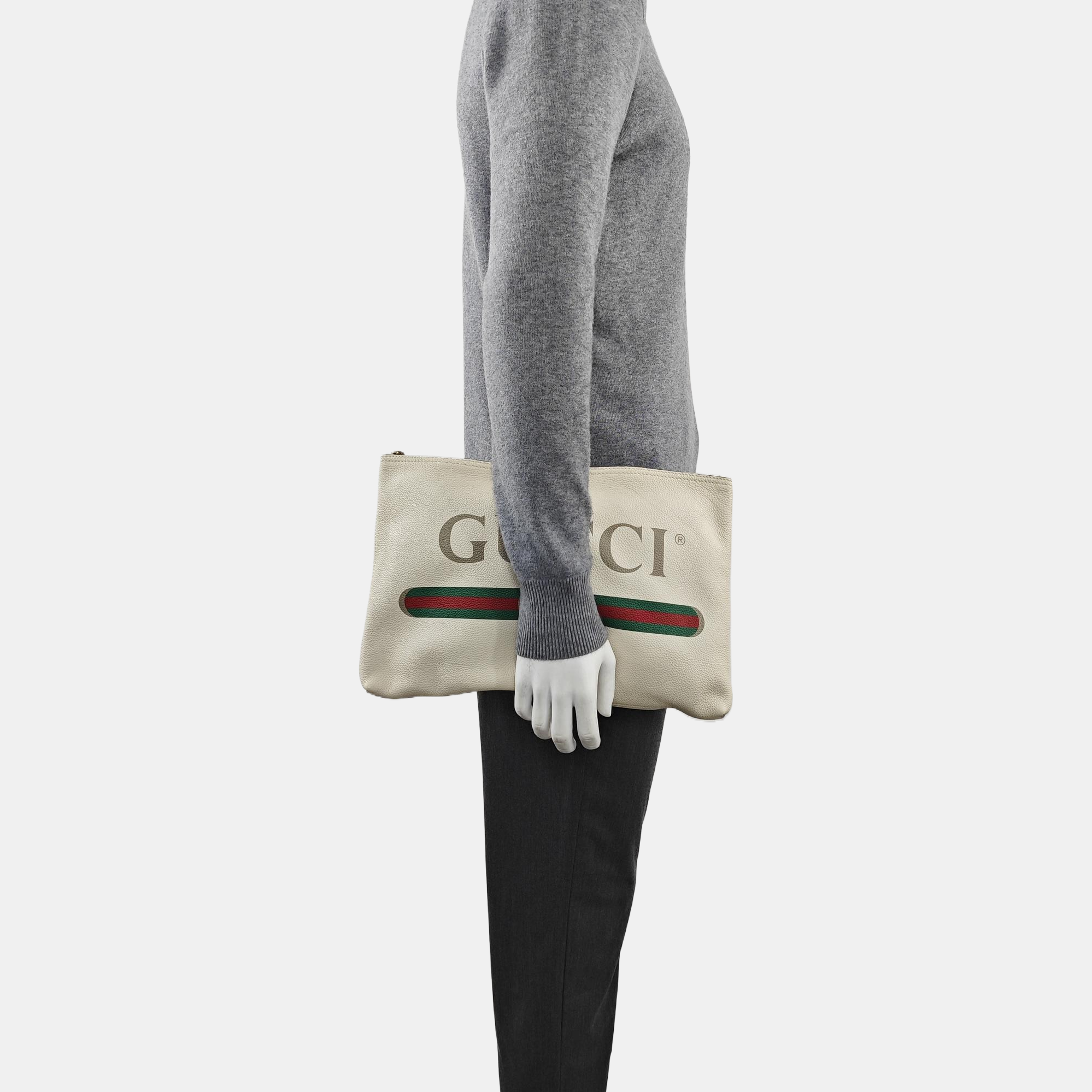 Print Calfskin White