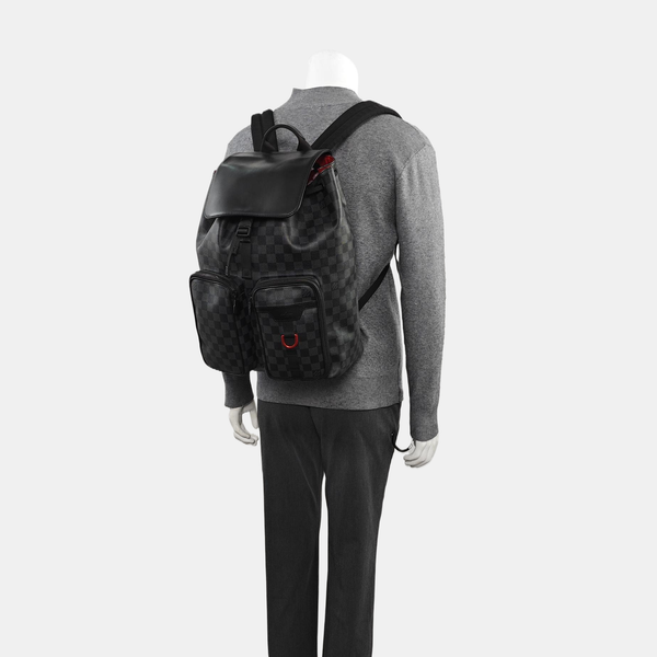 UTILITY Damier Graphite Coated Canvas Gray
