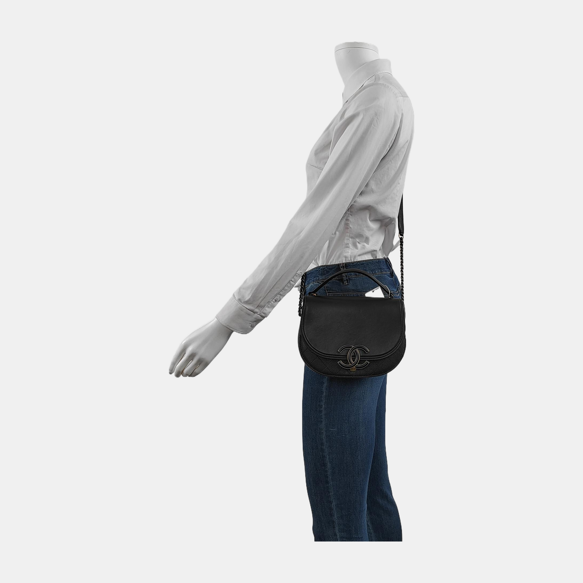 Quilted Calfskin Black
