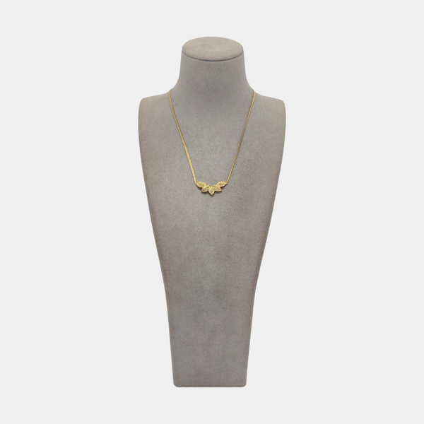 Petit CD Metal Gold Necklace