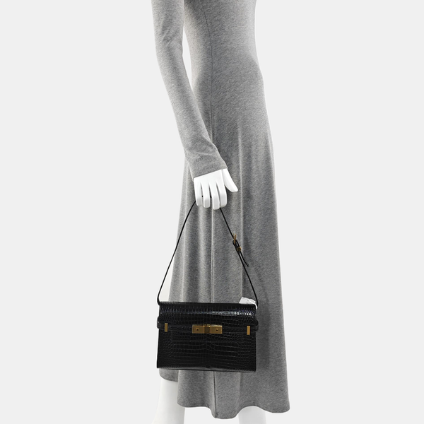 MANHATTAN Small Calfskin Black