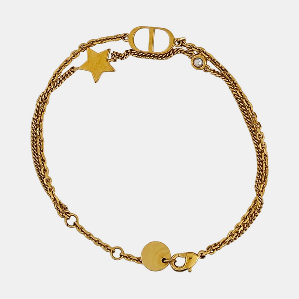 Petit CD Metal Gold Bracelet