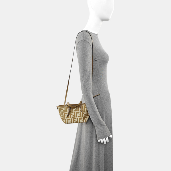 Canvas Shoulder Bag Beige