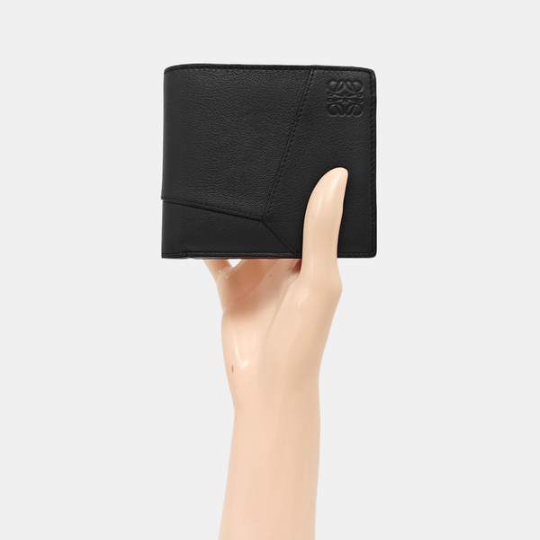 Puzzle Calfskin Black Wallet