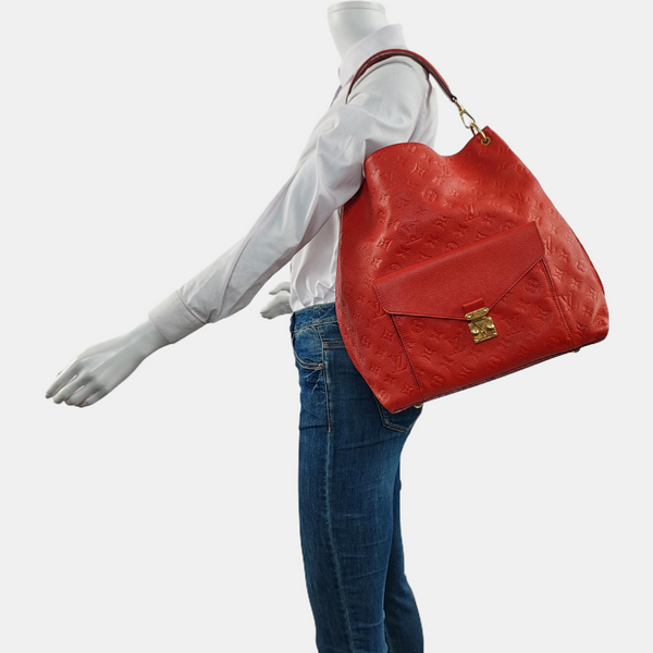 Monogram Calfskin Red
