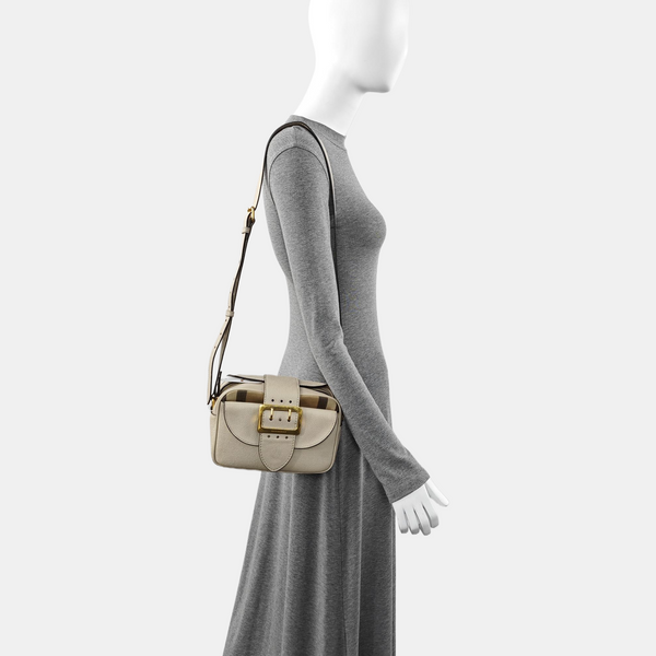 Buckle Calfskin Beige