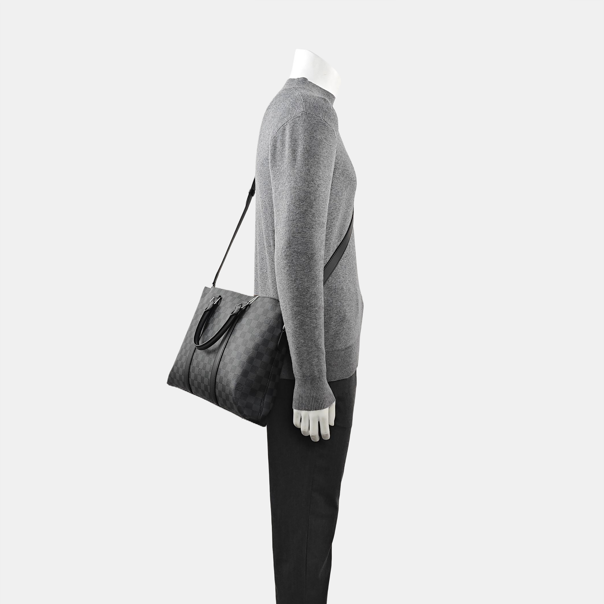 PORTE-DOCUMENTS Damier Graphite Coated Canvas Gray