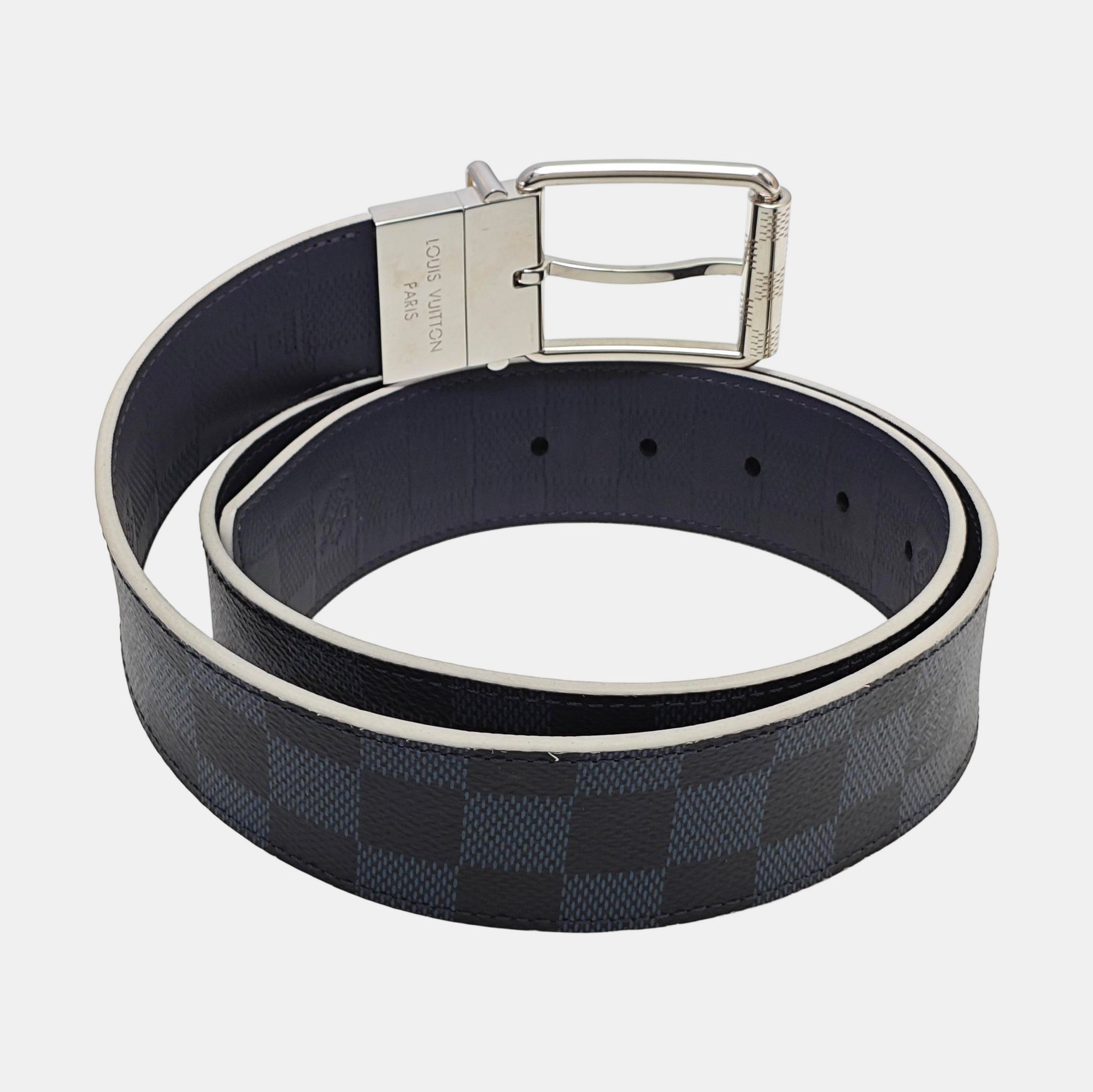 Leather Belt Blue