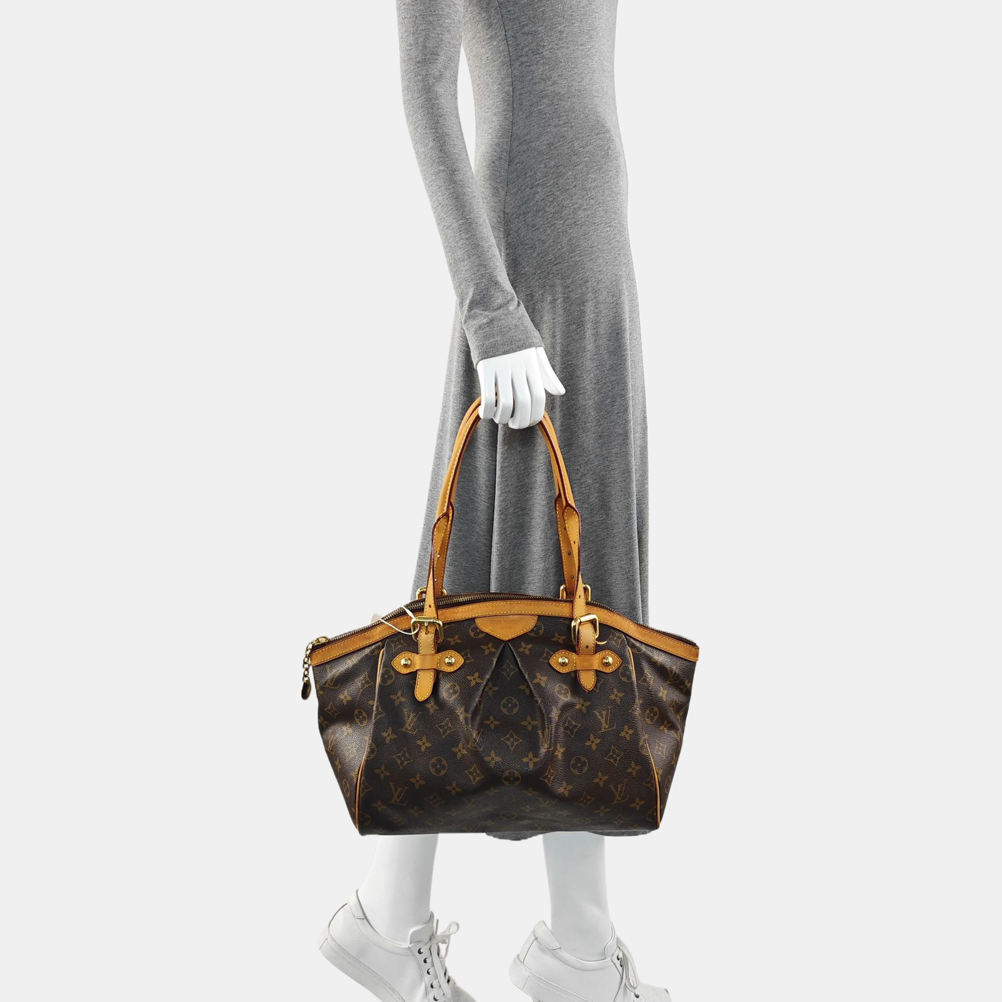 TIVOLI GM Monogram Coated Canvas Brown