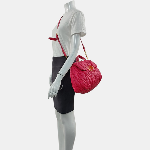 Quilted Lambskin Red