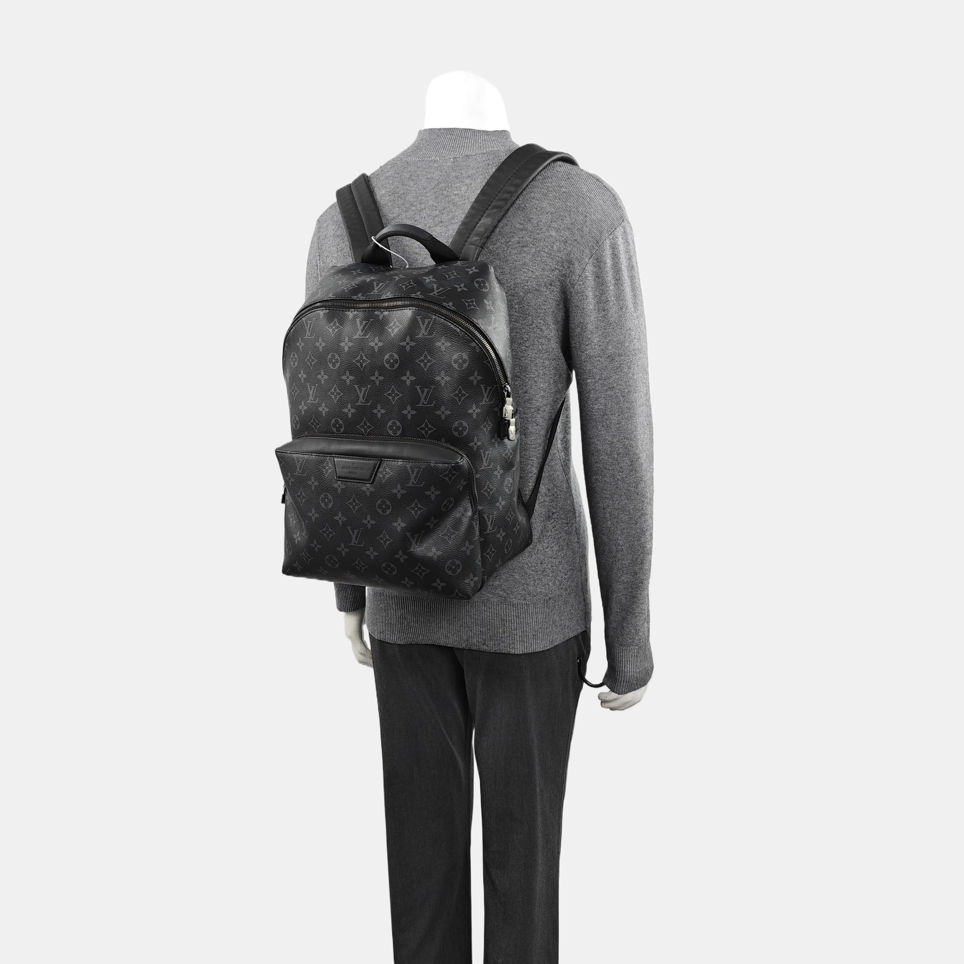 DISCOVERY PM Monogram Coated Canvas Black