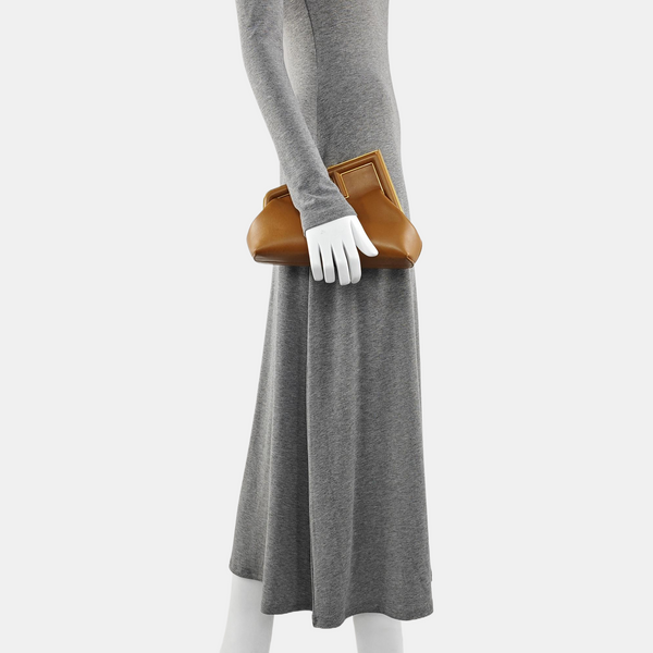 Authenticated pre-owned  First Small Lambskin Brown - Clutch at Looply