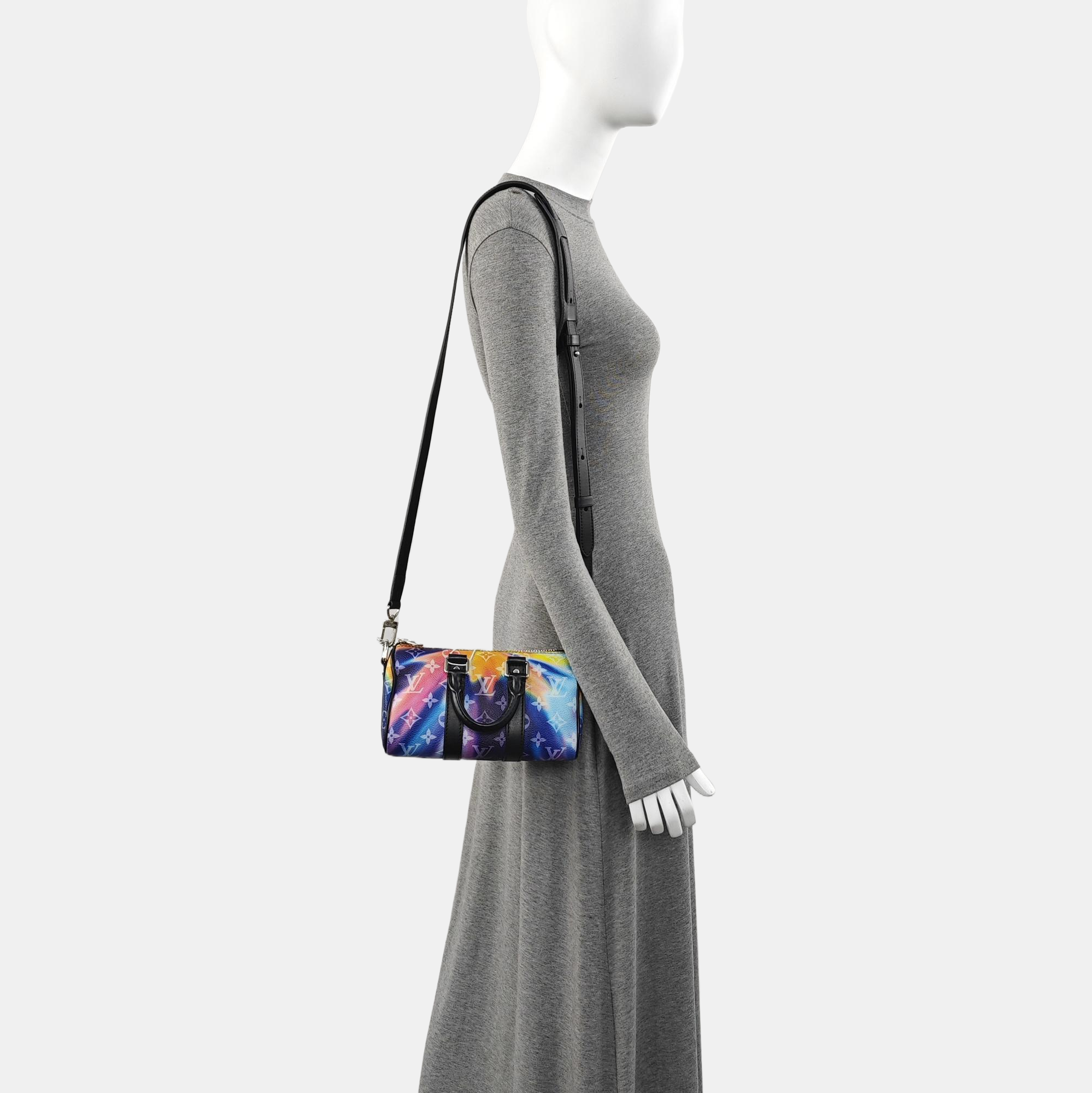 Authenticated pre-owned  KEEPALL Nano Monogram Coated Canvas Multicolor - Shoulder Bag at Looply