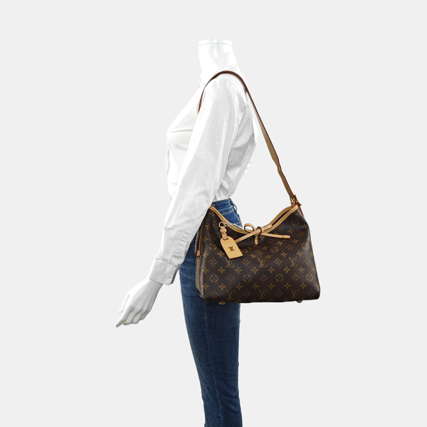 CARRYALL PM Monogram Coated Canvas Brown